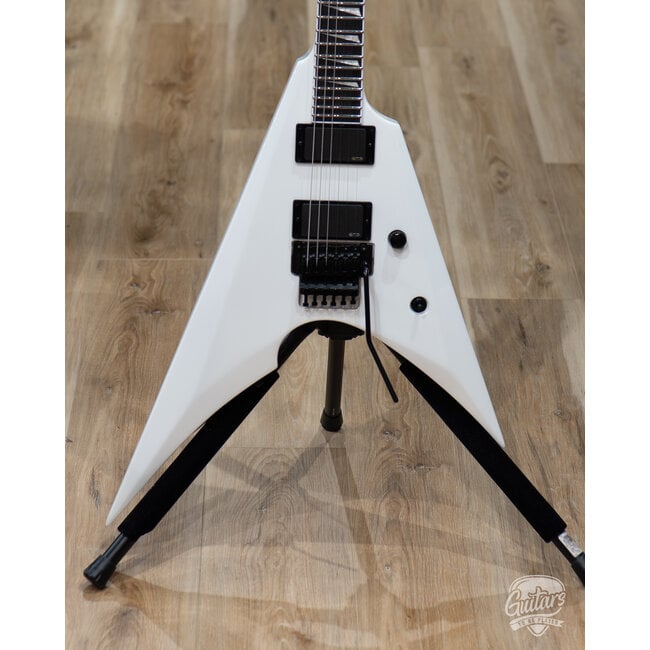 ESP E-II Arrow Floyd Rose EMG Guitar w/ Case – Snow White (B-stock)