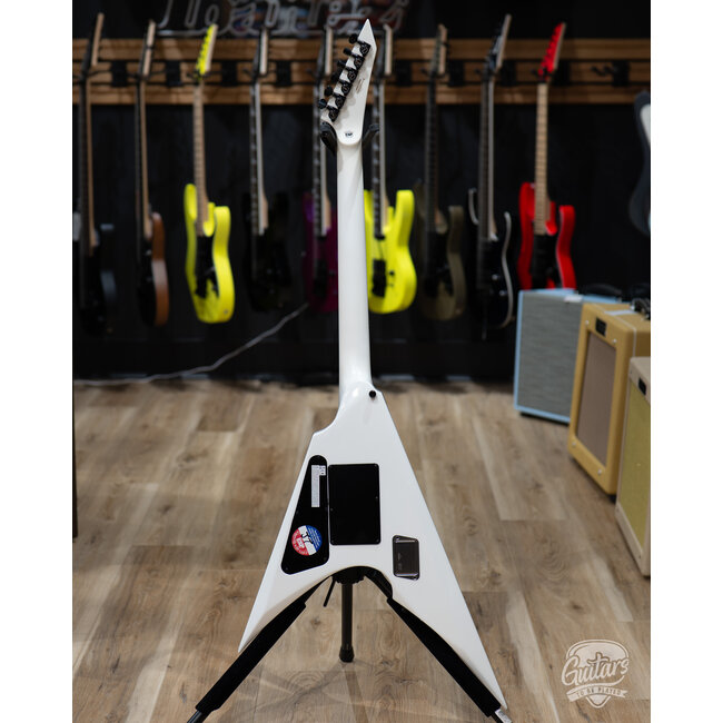 ESP E-II Arrow Floyd Rose EMG Guitar w/ Case – Snow White (B-stock)