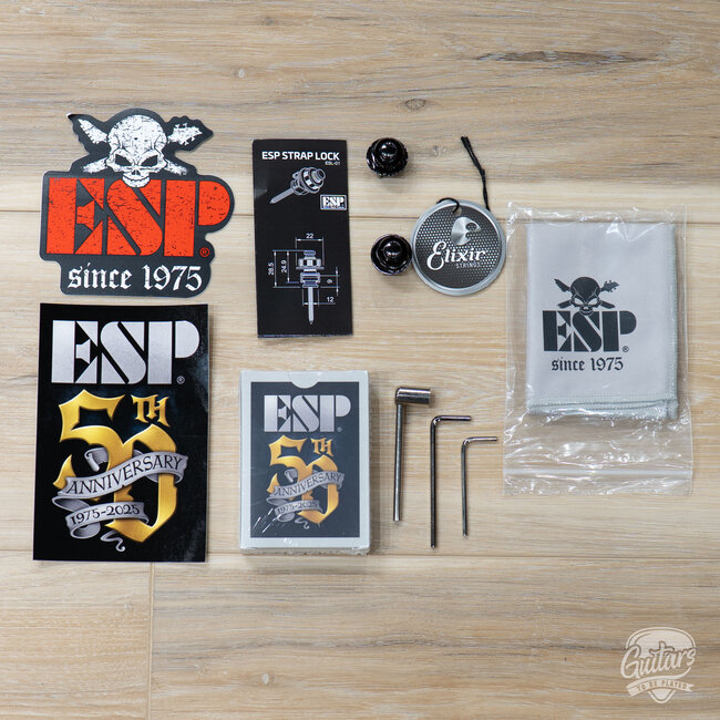 ESP E-II Arrow Floyd Rose EMG Guitar w/ Case – Snow White (B-stock)