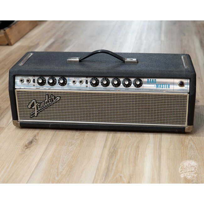 1968 Fender Drip Edge Bandmaster Amp Head – Silverface