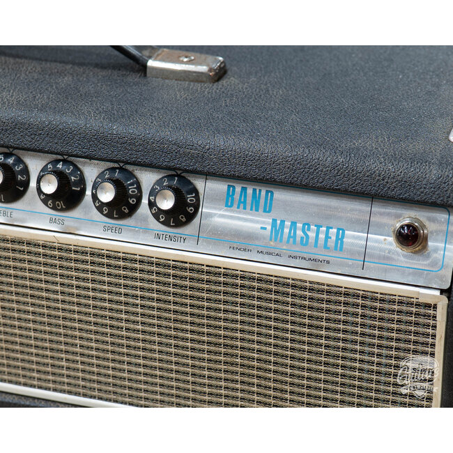 1968 Fender Drip Edge Bandmaster Amp Head – Silverface