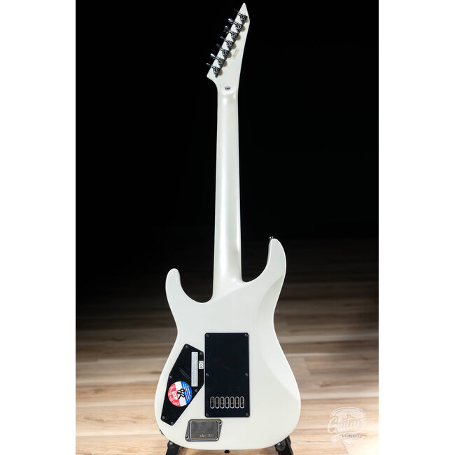 ESP E-II M-II 7B Baritone 7-String Evertune Guitar w/ Case – Pearl White