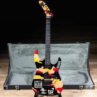 ESP Guitars ESP Japan Custom Shop Kamikaze-1 George Lynch Signature Guitar – Black w/ Graphic