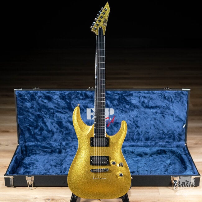 ESP USA Horizon-II Seymour Duncan Guitar w/ Case – Gold Sparkle