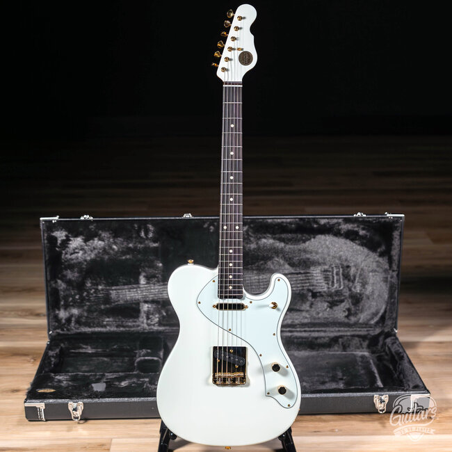 Veritas Texas Miracle Alder T-Style w/ Roasted Maple & RW Neck – Olympic White