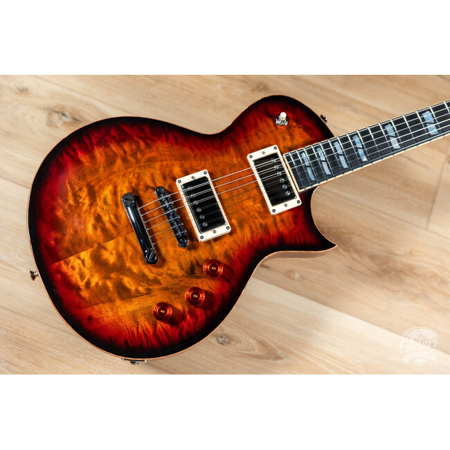 ESP USA Eclipse Full Thickness w/ Seymour Duncans – Tiger Eye Sunburst