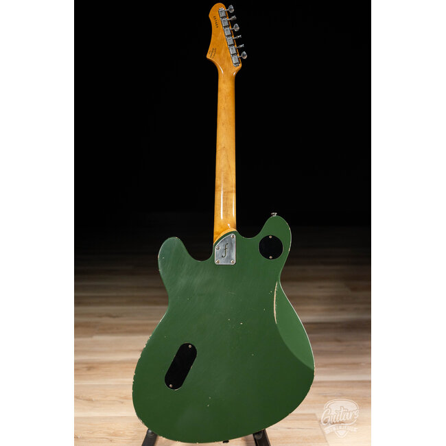 Fano GF6 Alt de Facto Lollar P-90 Semi-Hollow Guitar w/ Wraptail – Olive Green
