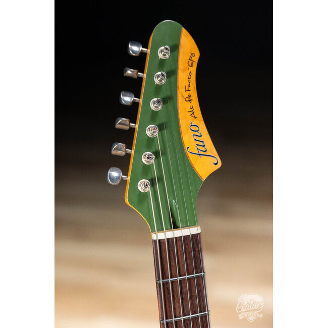 Fano GF6 Alt de Facto Lollar P-90 Semi-Hollow Guitar w/ Wraptail – Olive Green