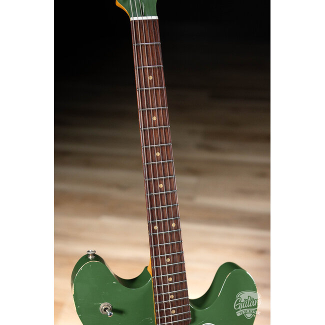 Fano GF6 Alt de Facto Lollar P-90 Semi-Hollow Guitar w/ Wraptail – Olive Green