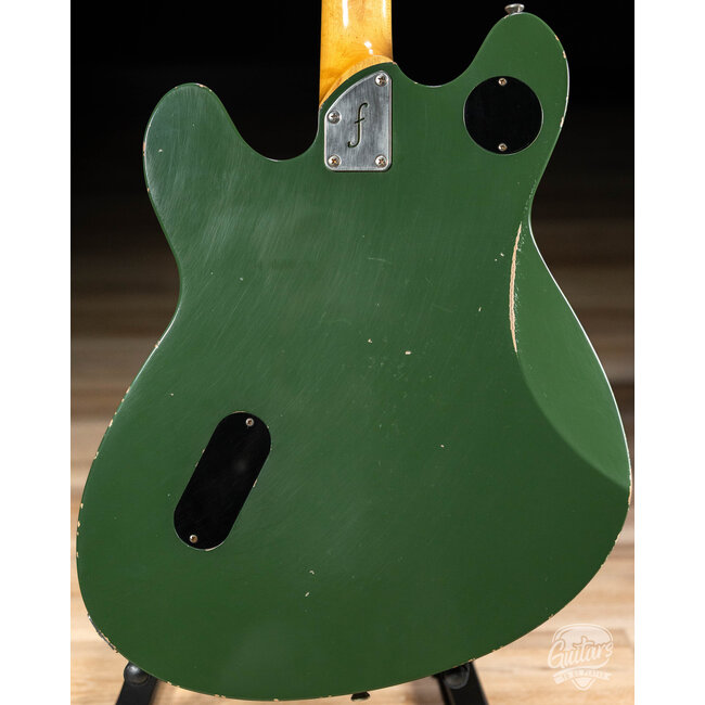 Fano GF6 Alt de Facto Lollar P-90 Semi-Hollow Guitar w/ Wraptail – Olive Green