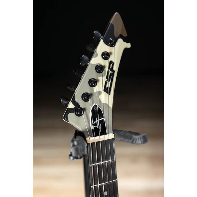 ESP Snakebyte Camo James Hetfield Signature Custom Shop Guitar – Kuiu Camo Satin