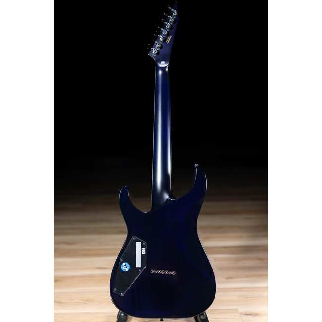 ESP E-II M-II 7 NT Bare Knuckle 7-String Guitar w/ Case – Purple Natural Fade