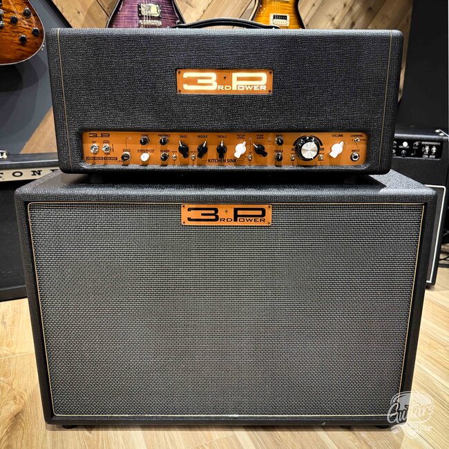 3rd Power Kitchen Sink 6VEL 40W Amp Head & 212 Cab – Black & Gold