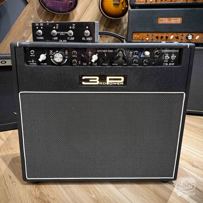 3rd Power Kitchen Sink 6VEL 40W 1x12" Combo Amp w/ Footswitch – Black