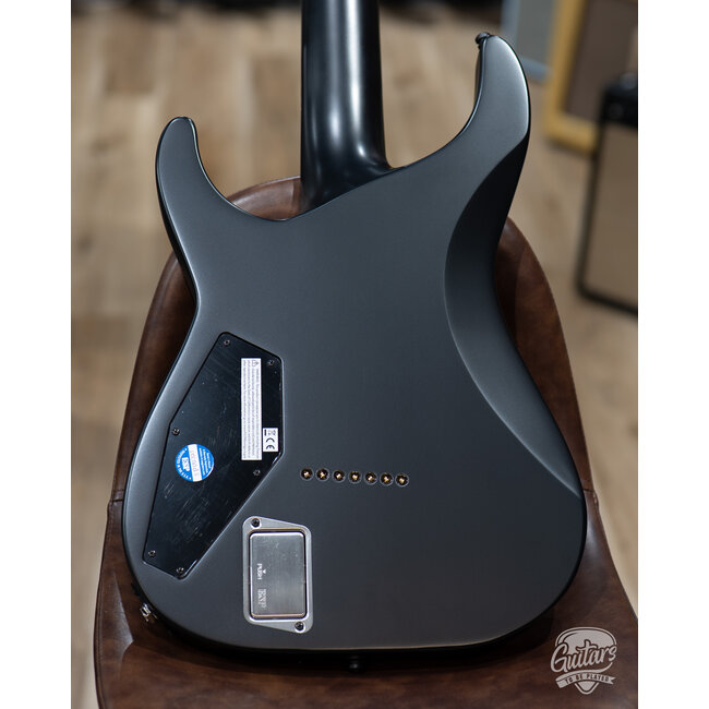 ESP E-II Horizon NT-7B Hipshot 7-String Baritone w/ Case – Black Satin (B-stock)