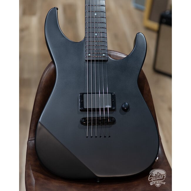 ESP E-II M-I NT Neck Thru EMG Guitar w/ Case – Black Satin (B-Stock)