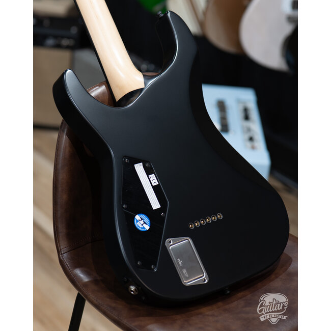 ESP E-II M-I NT Neck Thru EMG Guitar w/ Case – Black Satin (B-Stock)