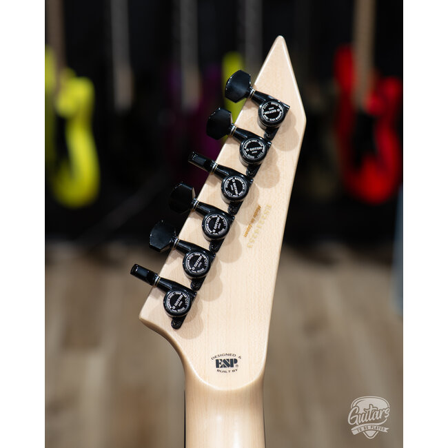 ESP E-II M-I NT Neck Thru EMG Guitar w/ Case – Black Satin (B-Stock)