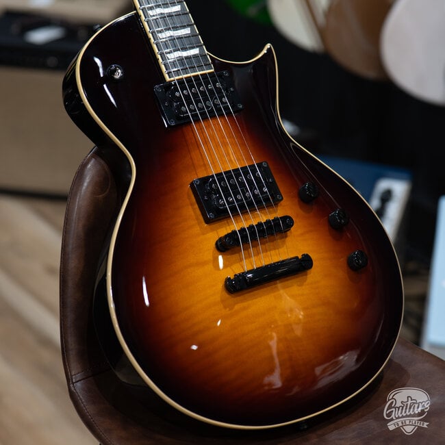 ESP E-II Eclipse Full Thickness Guitar w/ Case – Tobacco Sunburst (B-stock)