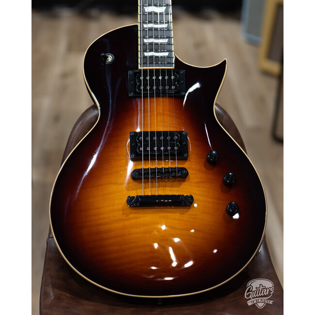 ESP E-II Eclipse Full Thickness Guitar w/ Case – Tobacco Sunburst (B-stock)