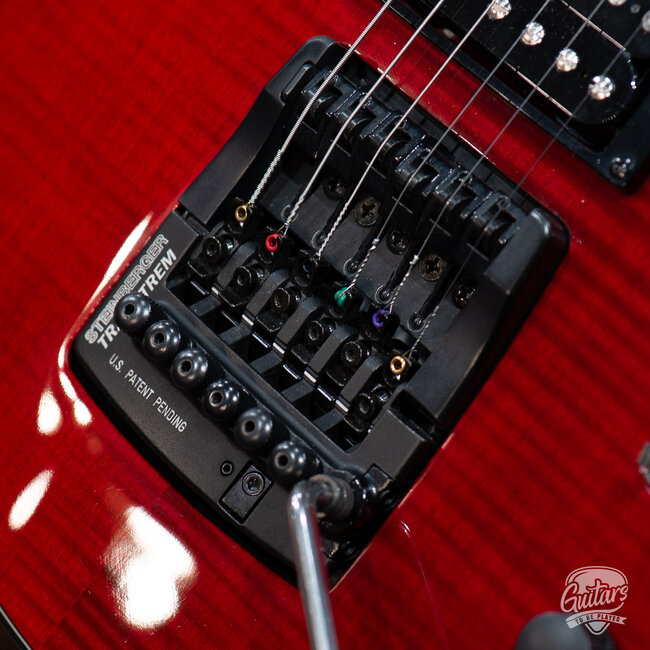 Steinberger ZT-3 Custom Trans-Trem Headless Guitar w/ Gigbag – Transparent Red