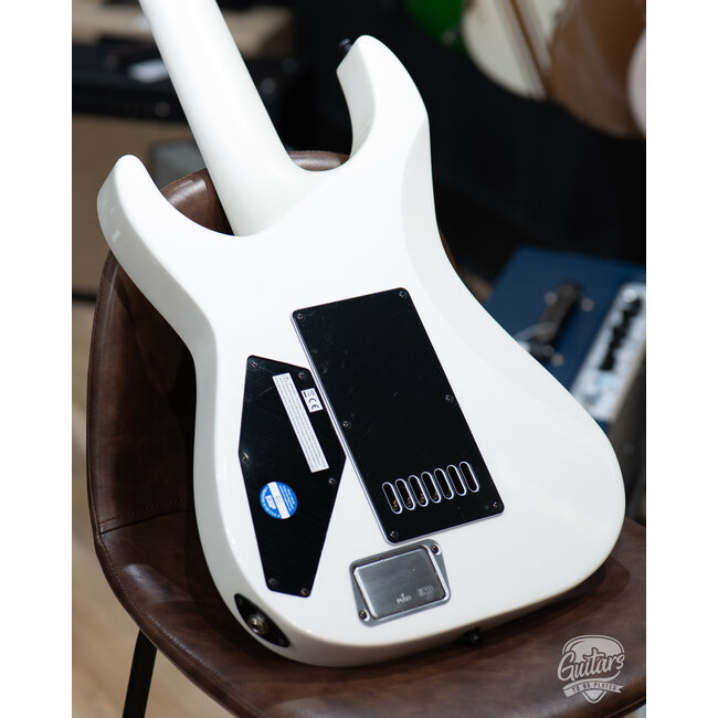 ESP E-II M-II 7B Baritone 7-String Evertune Guitar w/ Case–Pearl White (B-stock)