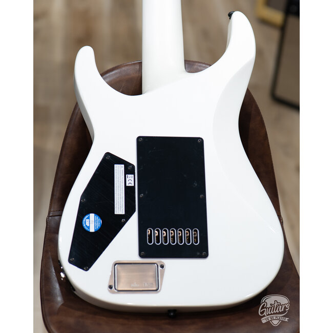 ESP E-II M-II 7B Baritone 7-String Evertune Guitar w/ Case–Pearl White (B-stock)