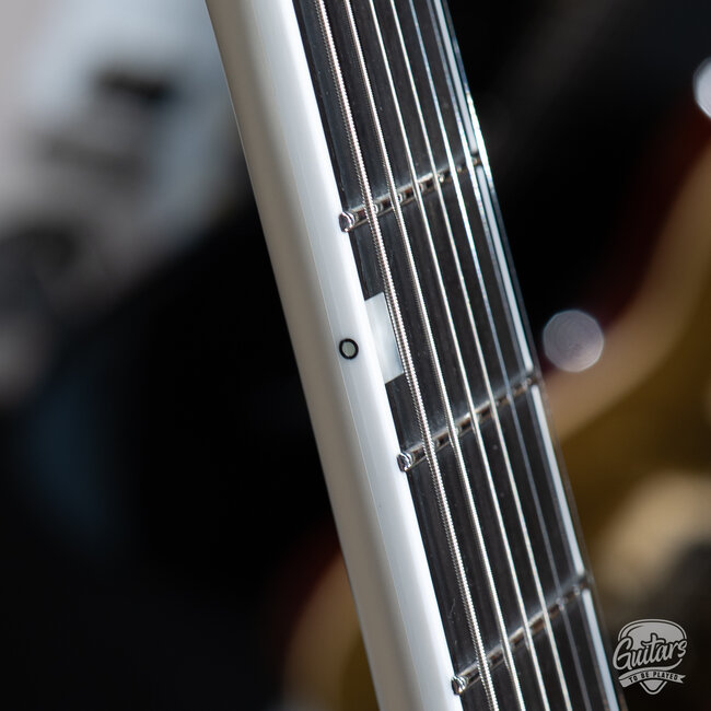 ESP E-II M-II 7B Baritone 7-String Evertune Guitar w/ Case–Pearl White (B-stock)