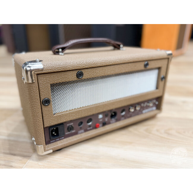 Revv D20 JL Joey Landreth Edition 20/4W 6V6 Tube Amp Head w/ Footswitch – Brown