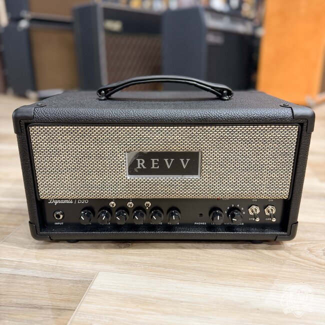 Revv D20 MK2 20/4W 6V6 Tube Amp Head w/ Footswitch – Black