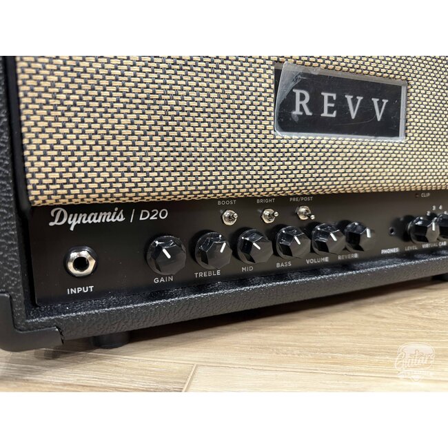 Revv D20 MK2 20/4W 6V6 Tube Amp Head w/ Footswitch – Black