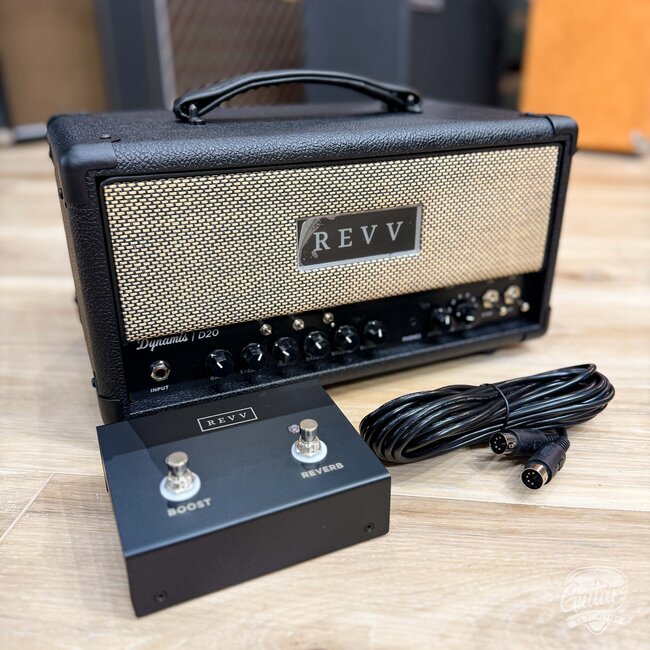 Revv D20 MK2 20/4W 6V6 Tube Amp Head w/ Footswitch – Black