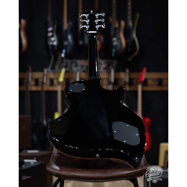 D’Angelico Premier TD Teardrop Left-Handed Guitar w/ Gigbag – Black