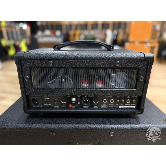 Revv D20 MK2 20/4W 6V6 Tube Amp Head w/ 1x12 Cab & Speaker Cable – Black