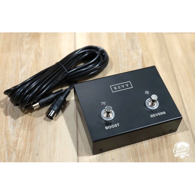 Revv D20 MK2 20/4W 6V6 Tube Amp Head w/ 1x12 Cab & Speaker Cable – Black