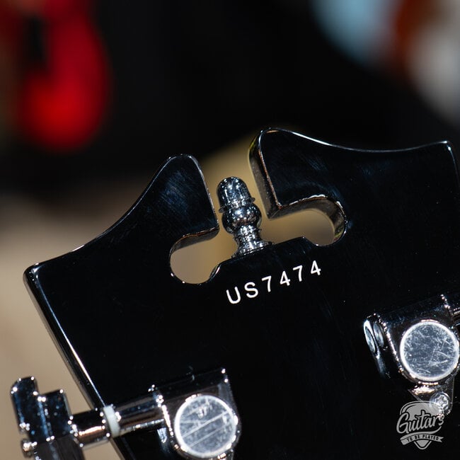 D’Angelico Premier TD Teardrop Left-Handed Guitar w/ Gigbag – Black