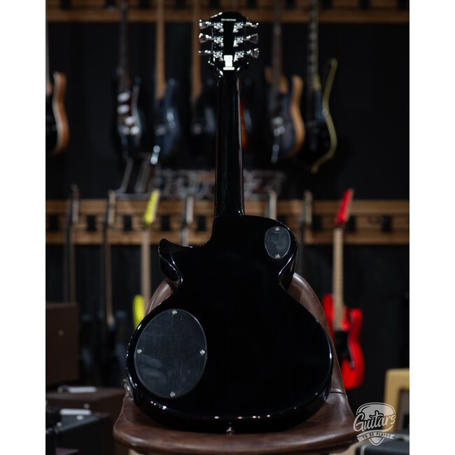 Zemaitis C24SU Superior Casimere Guitar w/ Gigbag – Black Pearl Heart