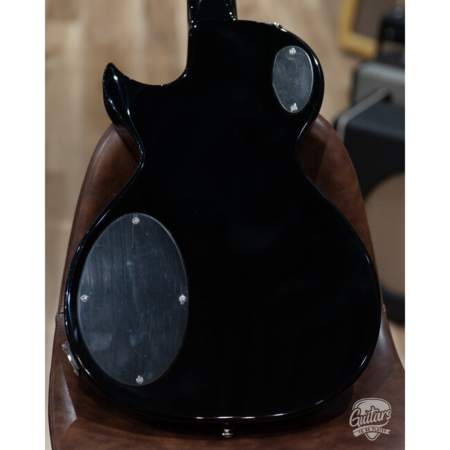 Zemaitis C24SU Superior Casimere Guitar w/ Gigbag – Black Pearl Heart