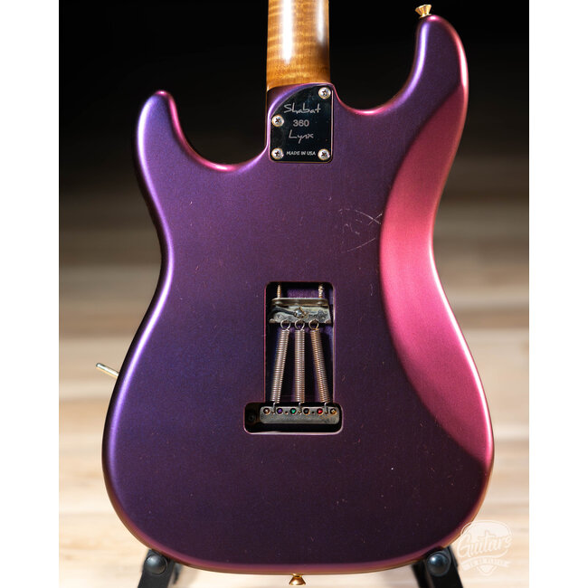 Shabat Lynx HSH Alder S-Style w/ Flame Roasted Maple & Rosewood –Cosmic Amethyst