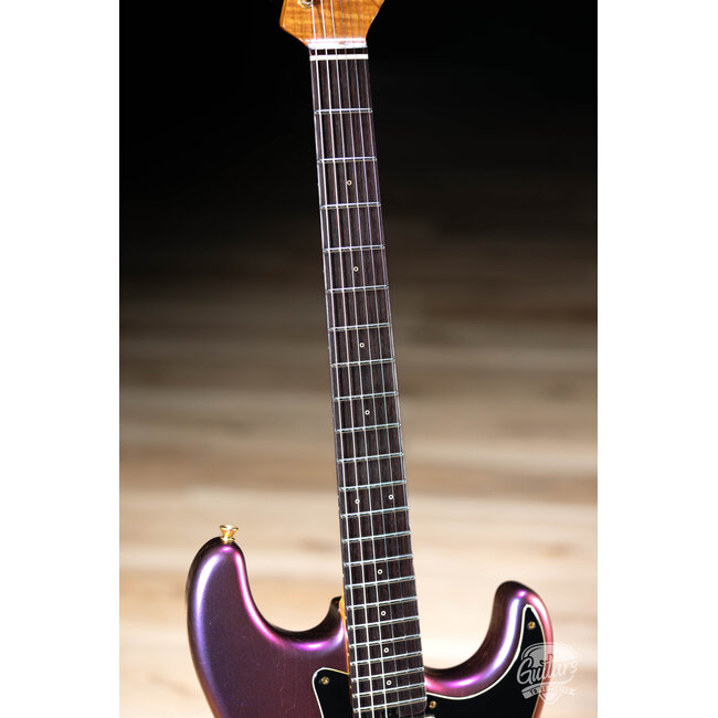 Shabat Lynx HSH Alder S-Style w/ Flame Roasted Maple & Rosewood –Cosmic Amethyst