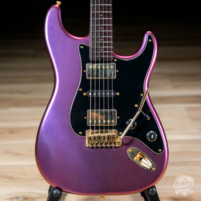 Shabat Lynx HSH Alder S-Style w/ Flame Roasted Maple & Rosewood –Cosmic Amethyst