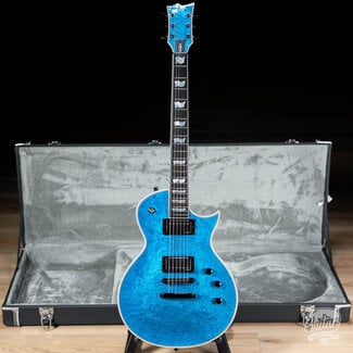 ESP Guitars ESP Eclipse Custom Original Series Electric Guitar w/ Case – Blue Liquid Metal
