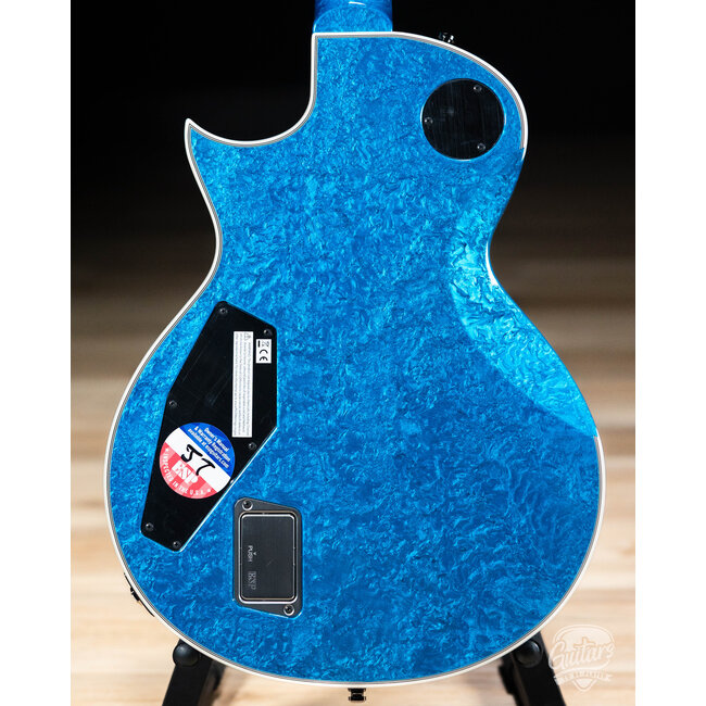 ESP Eclipse Custom Original Series Electric Guitar w/ Case – Blue Liquid Metal