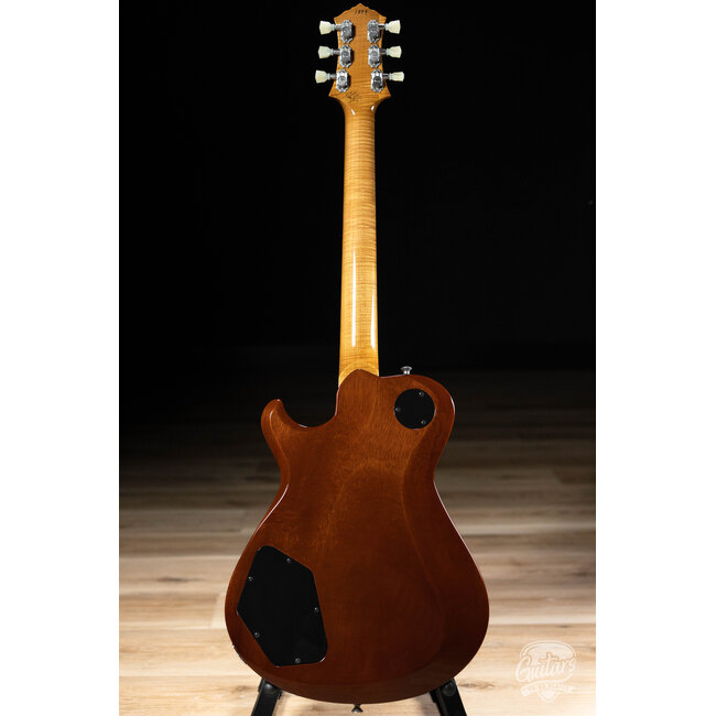 Knaggs Kenai T1 Quilt Top Flame Maple Neck & Indian Rosewood Guitar – Aged Scotch