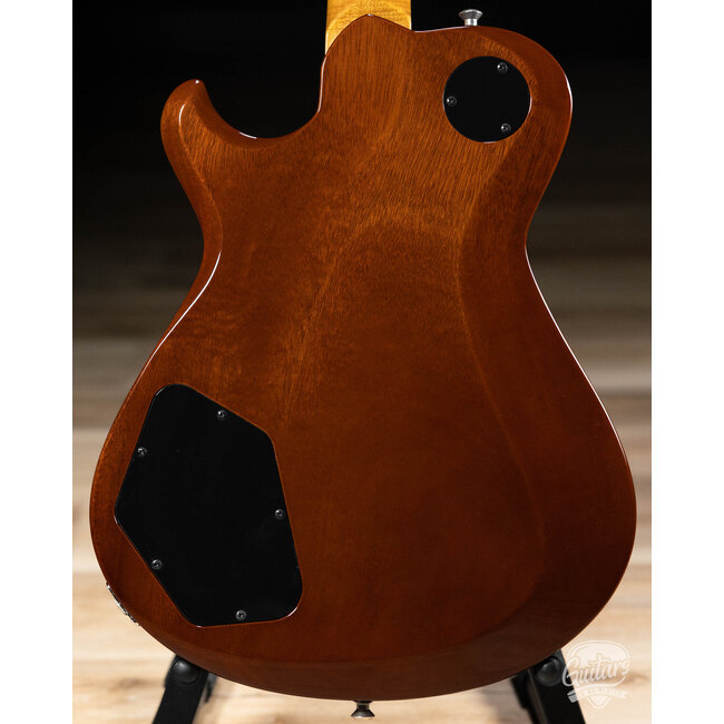 Knaggs Kenai T1 Quilt Top Flame Maple Neck & Indian Rosewood Guitar – Aged Scotch