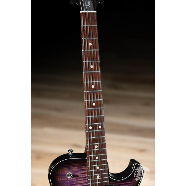 2025 Knaggs Kenai T1 Flame Top Guitar w/ Indian Rosewood – Pinkle Gloss
