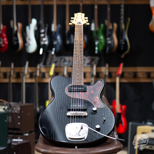 Used Nik Huber Piet Swamp Ash Guitar w/ Case – Onyx Black