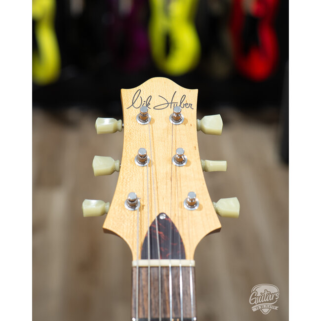 Used Nik Huber Piet Swamp Ash Guitar w/ Case – Onyx Black