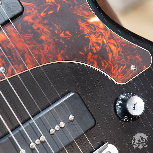 Used Nik Huber Piet Swamp Ash Guitar w/ Case – Onyx Black