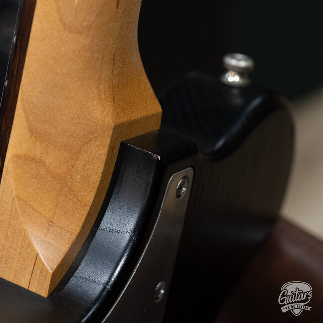 Used Nik Huber Piet Swamp Ash Guitar w/ Case – Onyx Black